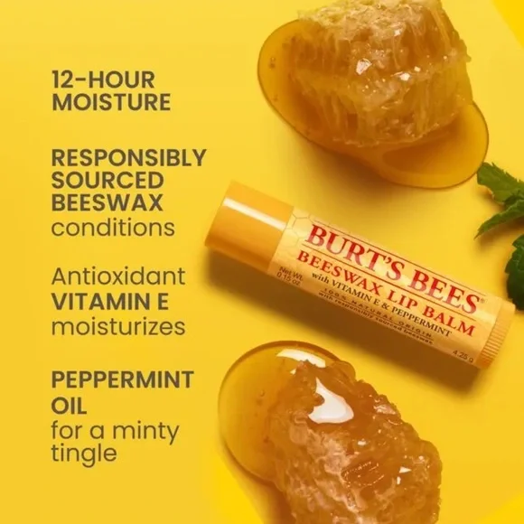 Burt’s Bees Lip Balms - Assorted 4 Pack Set - Picture 3 of 16